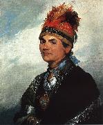 Gilbert Stuart Joseph Brant oil on canvas